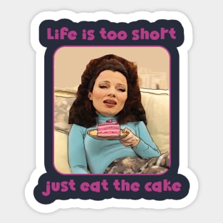 Just Eat the Cake Sticker